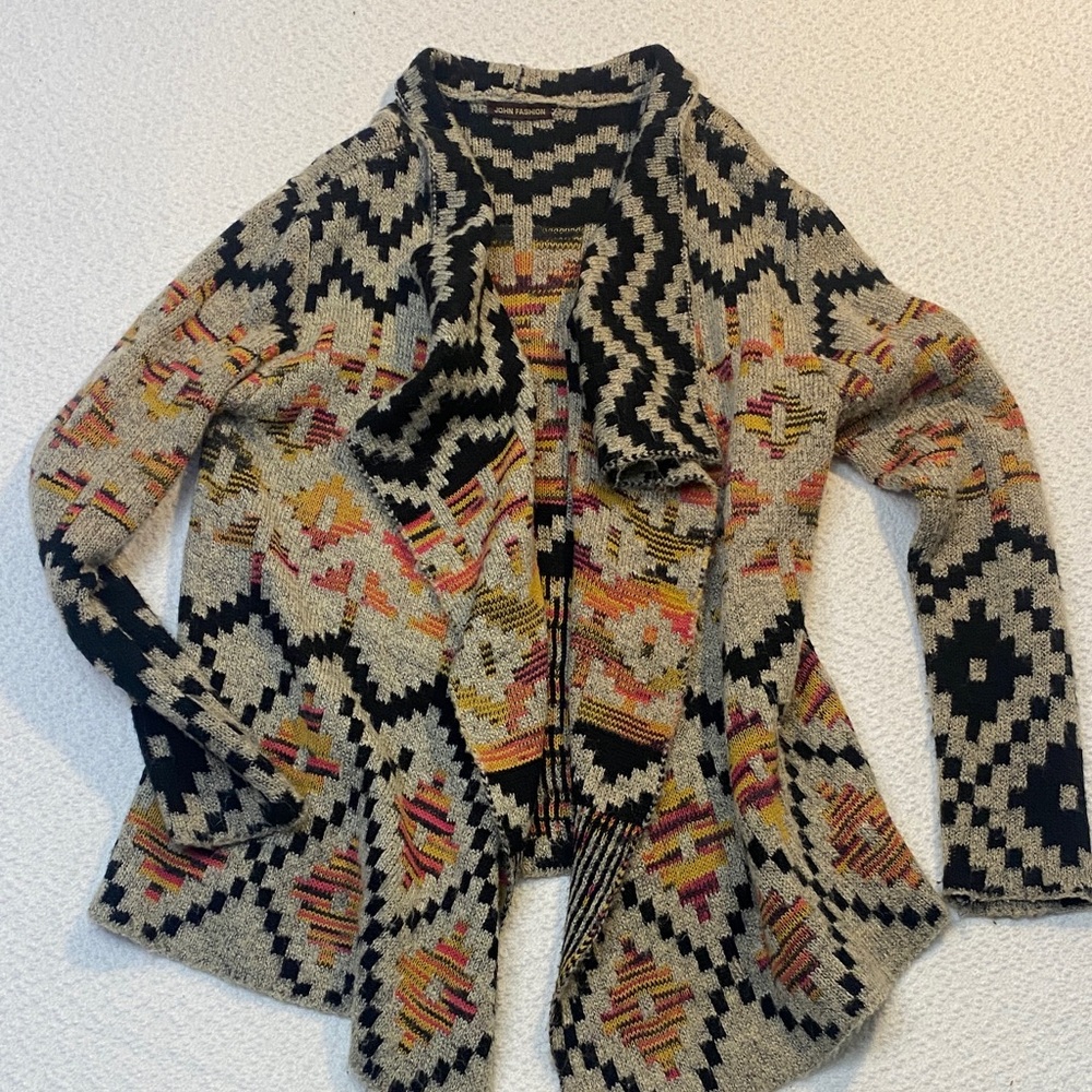 FESTIVAL ready Patterned Cardigan - Sweater Cardigan Wrap